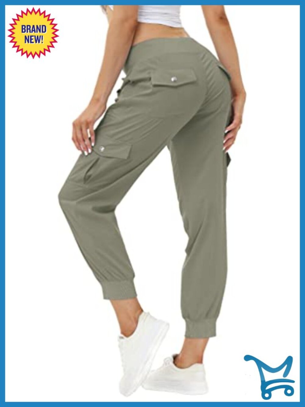 Lightweight Quick Dry Hiking Cargo Pants Tapered Joggers